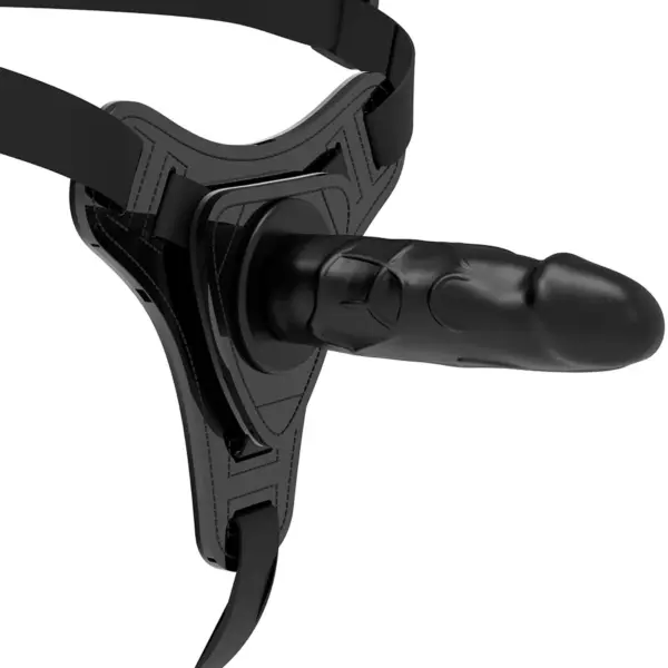 Fetish Submissive Harness - Silicona Negro Realistic 15 cm - Imagen 3