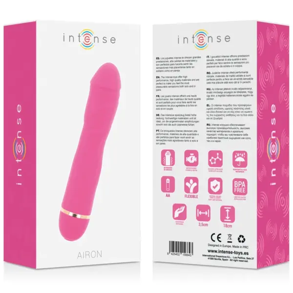 Intense - Vibrador de Silicona Rosa con 20 Modos de Vibración - Imagen 6