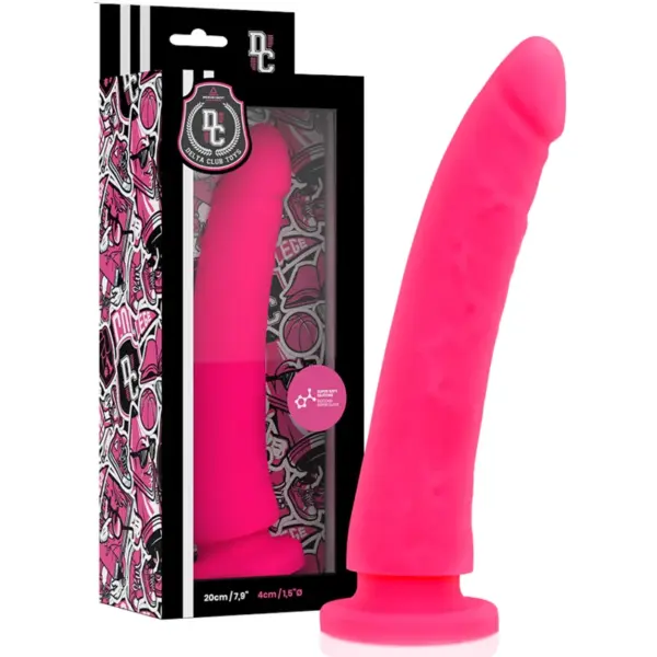 Delta Club - Dildo Rosa Silicona Médica 20 cm -O- 4 cm - Imagen 3