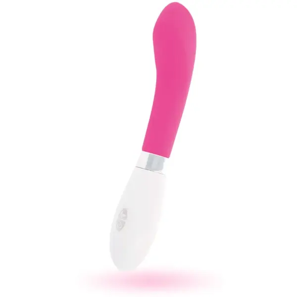 GLOSSY - Vibrador Rosa John con Curvas Naturales - Imagen 4