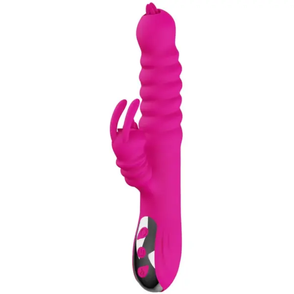 ARMONY - Vibrador rabbit con efecto calor fucsia - Imagen 2