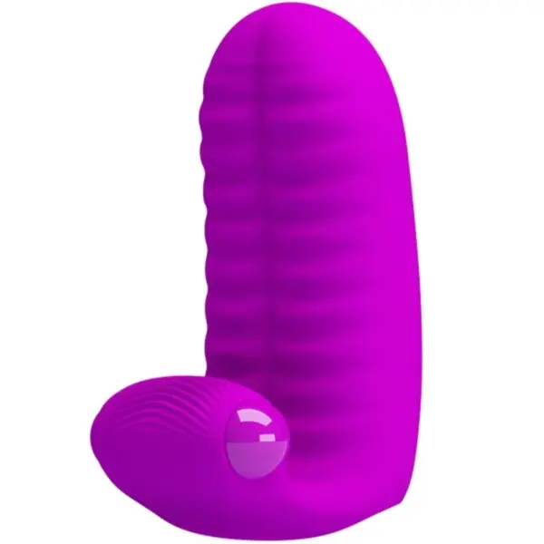 Pretty Love - Doble vibrador dedal estimulador lila - Imagen 4