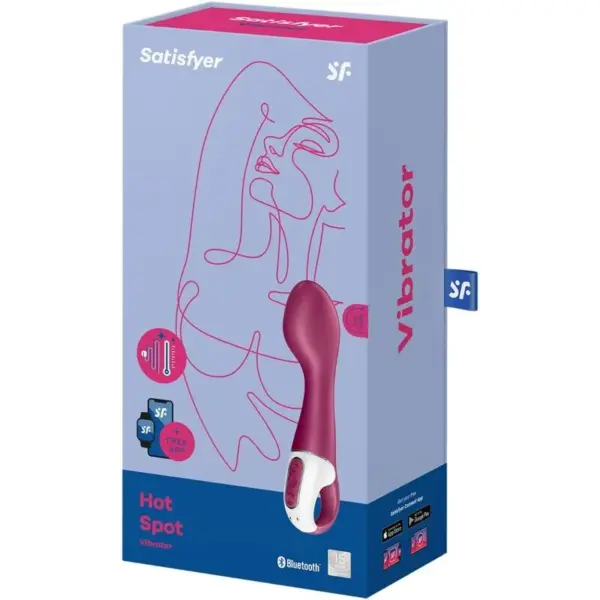 SATISFYER - Hot Spot Vibrador Punto G con Calor y Conexión App - Imagen 4