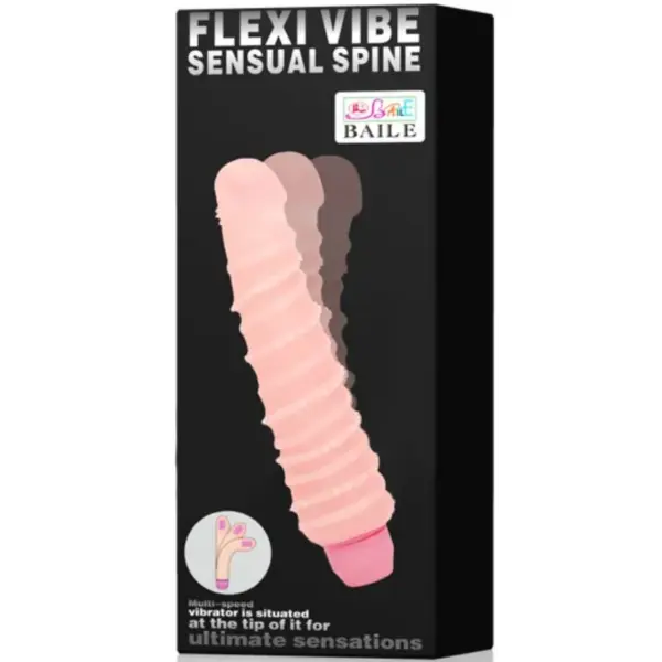 BAILE - Flexi Vibe Sensual Vibrador Espiral 19.5 CM - Imagen 9