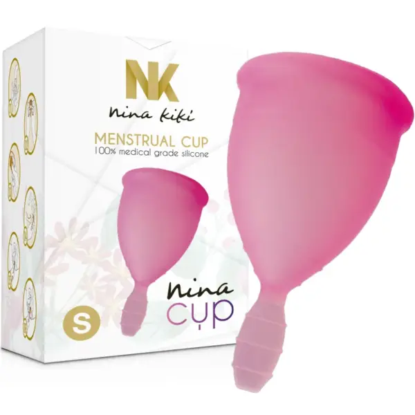 NINA KIKÍ - Copa Menstrual Rosa - Talla S - Imagen 7