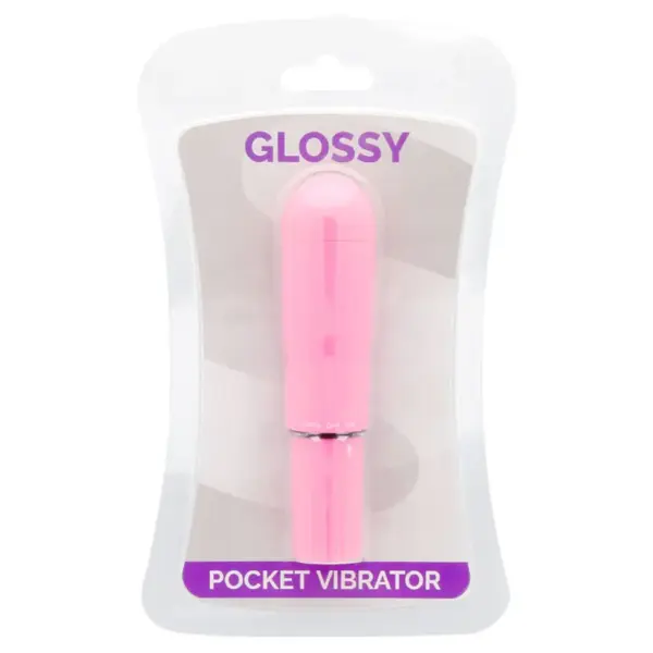 GLOSSY - Pocket Vibrador Rosa Intenso - Imagen 3