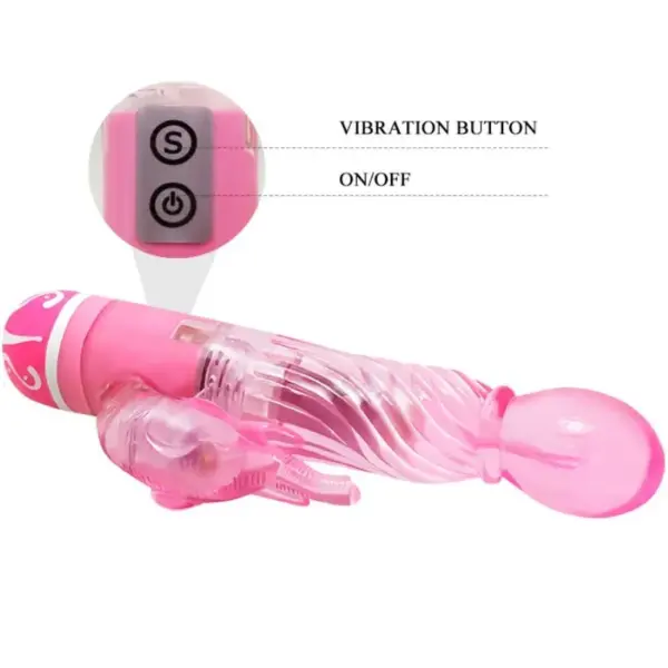 Baile - Vibrador rabbit con estimulador rosa - Imagen 8