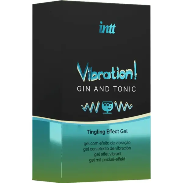 INTT - Potente Estimulante Íntimo Gel Vibrador Líquido Gin & Tonic 15ml - Imagen 3