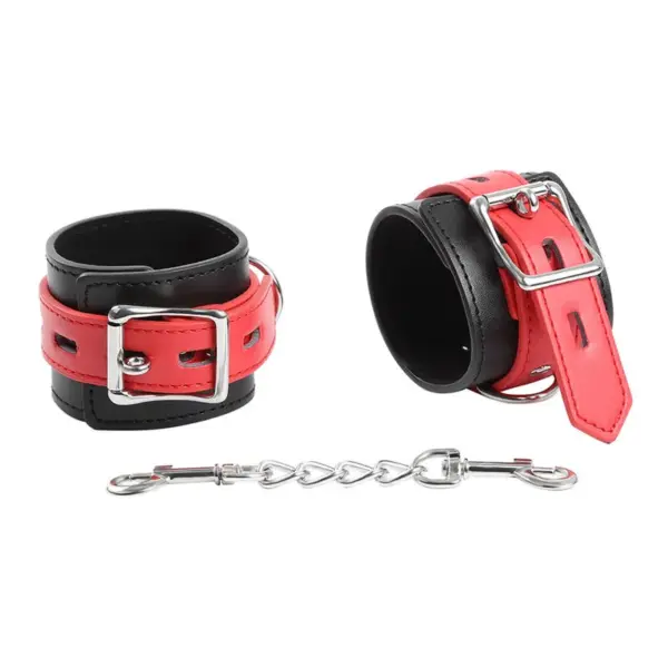 OHMAMA FETISH - Lock Buckle Wrist Restraints, Esposas de Restricción de Imitación Piel - Imagen 10