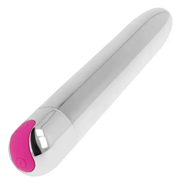 OHMAMA - Vibrador Silver Recargable 10 Modos 18.5 cm - Imagen 3