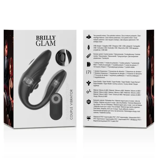 Brilly Glam - Couple Pulsing & Vibrating Control Remoto - Imagen 8