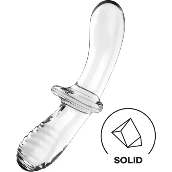 Satisfyer - Double Crystal Dildo Transparente - Imagen 4