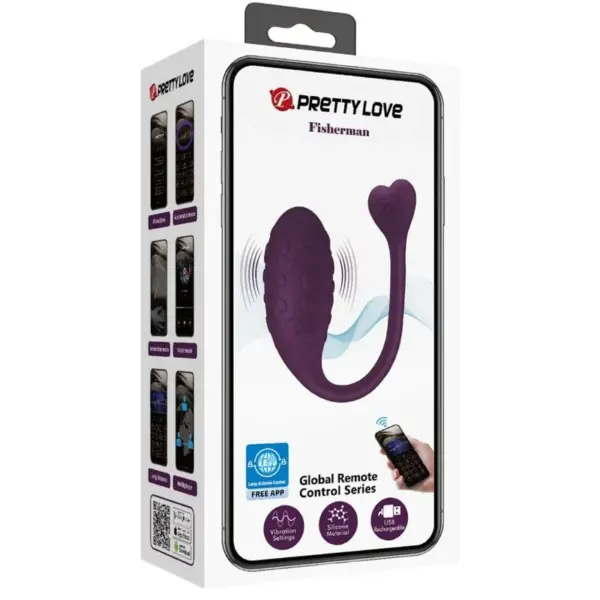 Pretty Love - Huevo vibrador lila controlado por app - Imagen 13