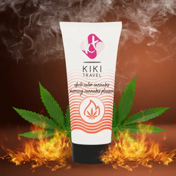 KIKÍ TRAVEL - Gel Deslizante Sabor a Cannabis Efecto Calor Intenso 50 ML - Imagen 5