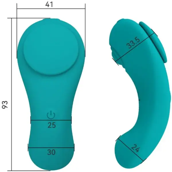 ARMONY - Panty Vibrador Control Remoto 3 Velocidades Verde - Imagen 7