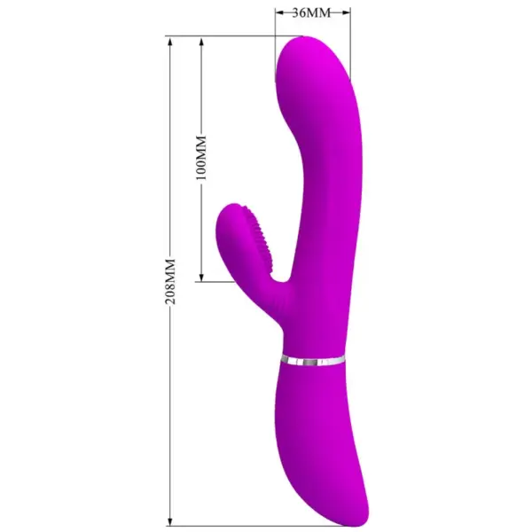 Pretty Love - Vibrador Estimulador Clítoris Morado - Imagen 4