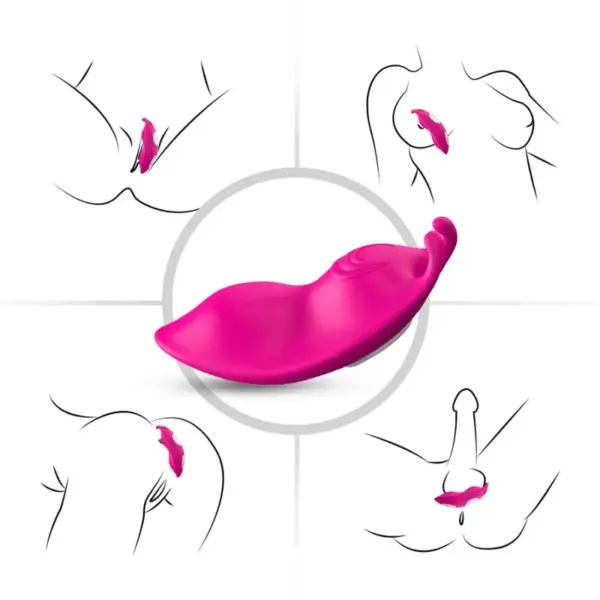 ARMONY - Honeybee Panties Vibrador Punto G Fucsia con App Gratuita - Imagen 2