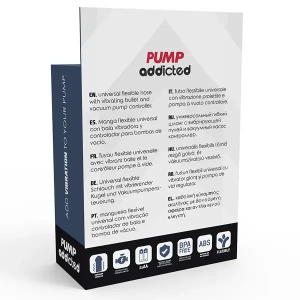 PUMP ADDICTED - Vibrador para bomba con vibraciones estimulantes - Imagen 4