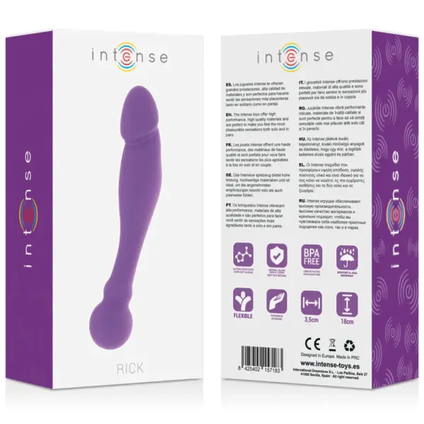 Intense - Silicone Rick Dual Lila - Estimula tu Placer - Imagen 6