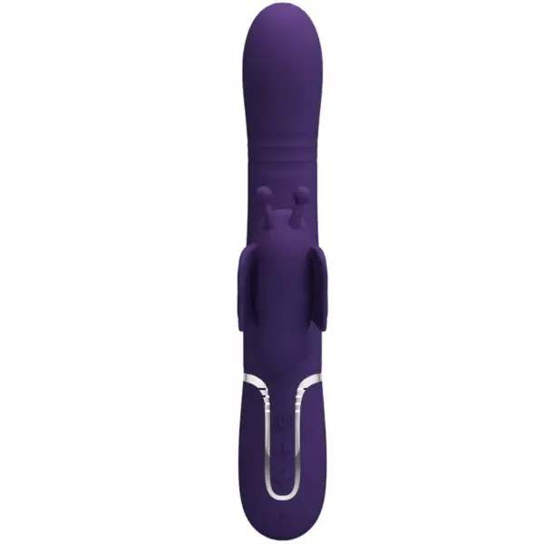 Pretty Love - Vibrador rabbit con licking morado - Imagen 2