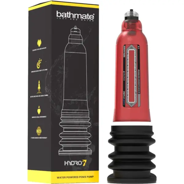 Bathmate - Hydro 7 Hercules Rojo: Aumenta Tu Tamaño De Manera Efectiva - Imagen 2