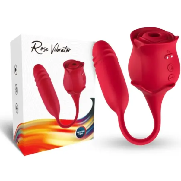 ARMONY - Succionador Clítoris y Vibrador Rojo