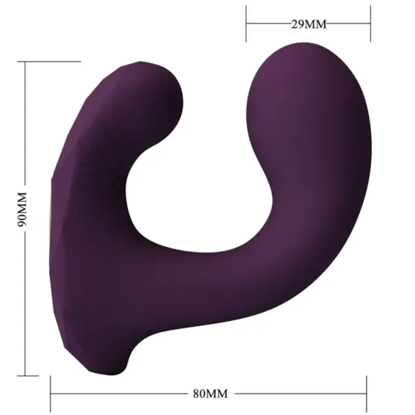 Pretty Love - Vibrador en forma de C con app gratuita morado - Imagen 4