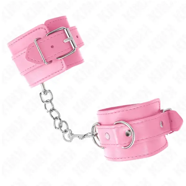 KINK - MUÑEQUERAS SENCILLAS ROSA AJUSTABLE 20-23 CM X 5.5 CM - Imagen 3