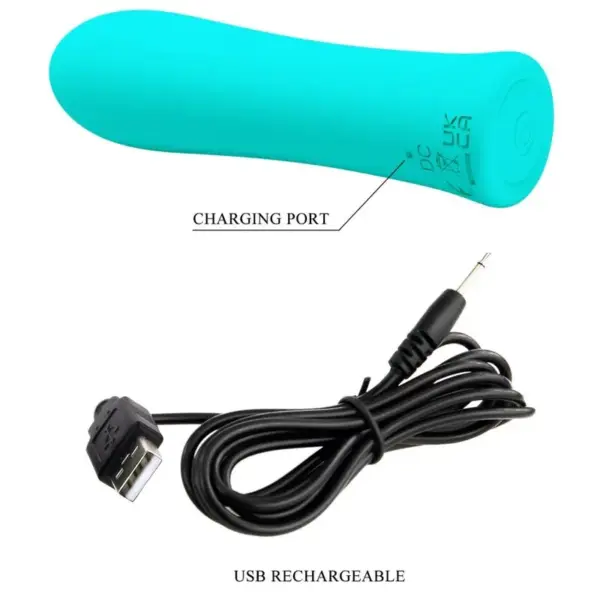 Pretty Love - Vibrador Super Power Verde Agua - Imagen 7