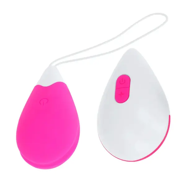 OHMAMA - Huevo vibrador 10 modos rosa y blanco - Imagen 2