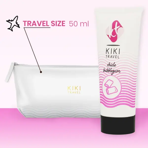 Kiki Travel - Lubricante Sabor a Chicle 50 ml - Imagen 3