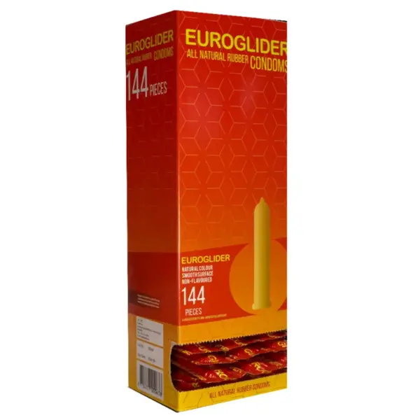 Euroglider - Condones 144 Unidades para Placer y Seguridad