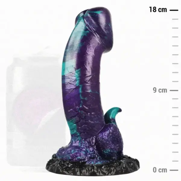 EPIC - Basilisk Dildo Doble Placer Escamoso Tamaño Pequeño