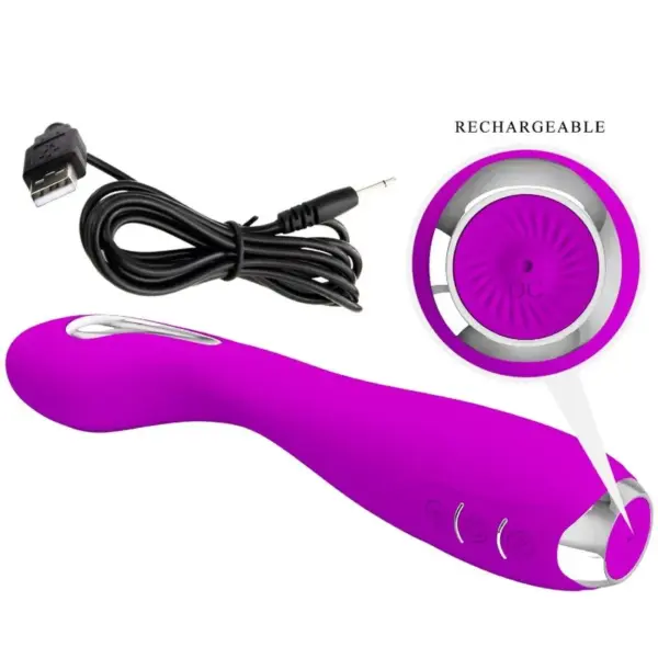 Pretty Love - Vibrador electroshock morado con control APP - Imagen 6