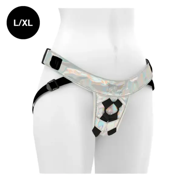 MYTHOLOGY - Fantasy Harness Iridiscente L/XL para Dildos Únicos