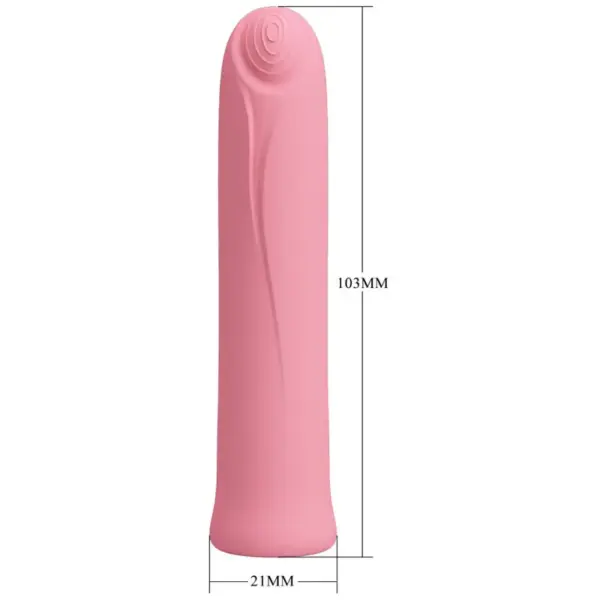 Pretty Love - Vibrador mini Curtis Rosa con 12 Modos de Vibración - Imagen 5