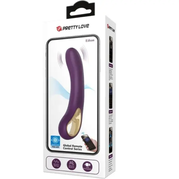 Pretty Love - Vibrador recargable lila Ethan - Imagen 17