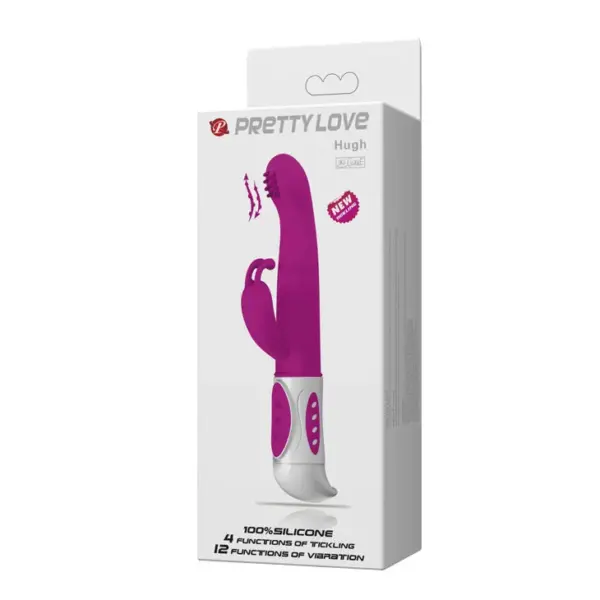 Pretty Love - Vibrador rabbit oscilante lila - Imagen 9