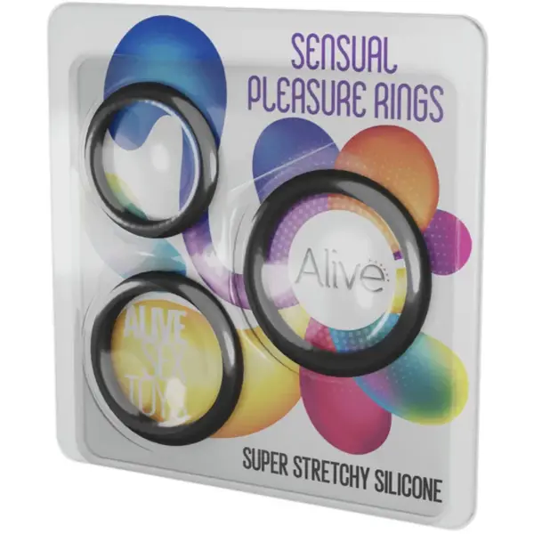 ALIVE - Kit Tres Sensual Pleasure Rings - Imagen 4