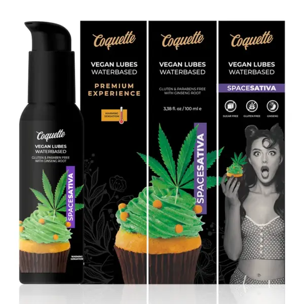 Coquette Chic Desire - Lubricante Vegano Space Sativa 100 ML - Imagen 3