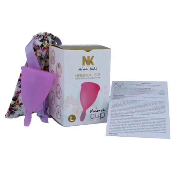 NINA KIKÍ - Copa Menstrual Lila Talla L: Innovación y Comodidad Ecológica