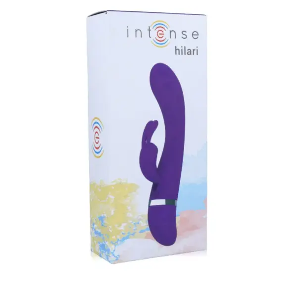 INTENSE - Vibrador rabbit lila de silicona luxe - Imagen 6