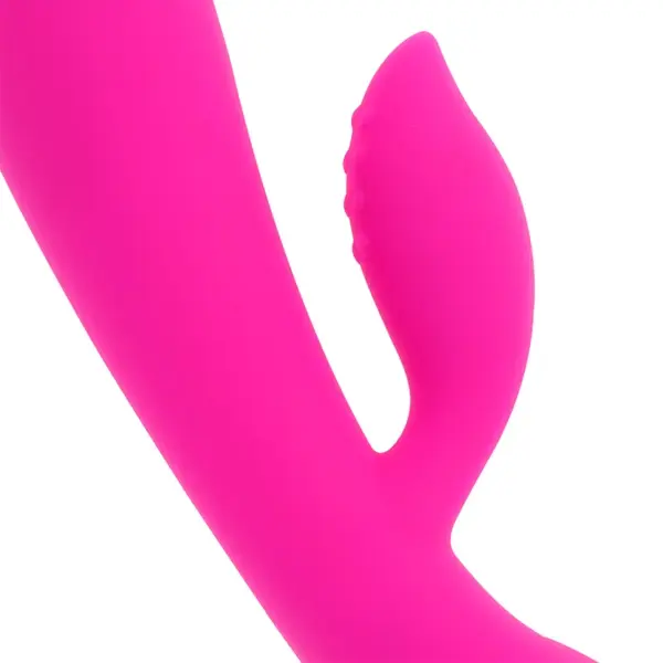 OHMAMA - Vibrador recargable con rabbit 10 modos de vibración 19 cm - Imagen 4