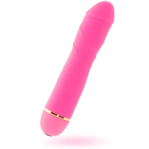 Intense - Vibrador de Silicona Rosa con 20 Modos de Vibración