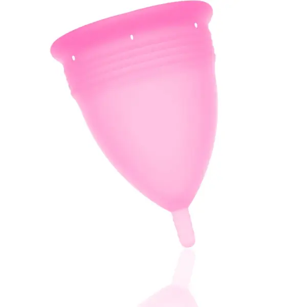 STERCUP - Copa Menstrual FDA Silicona Rosa - Talla L - Imagen 3