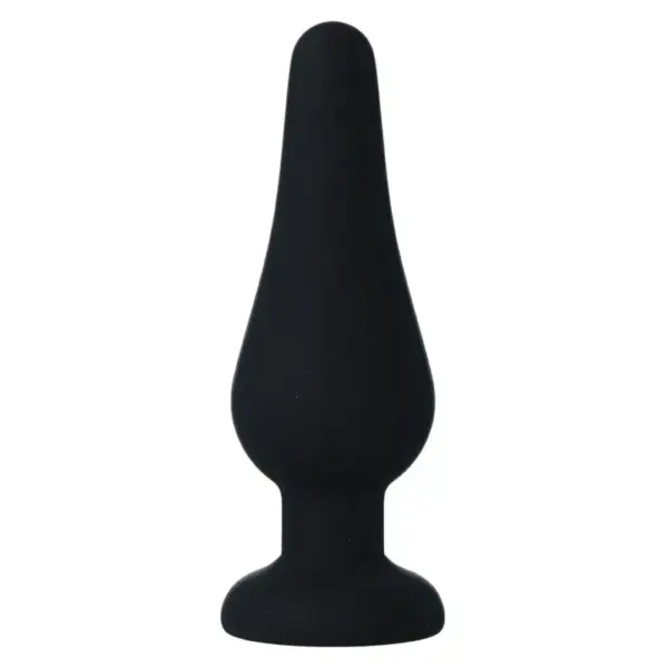 INTENSE - Anal Plug Pipo M Silicona Negro 11 cm - Imagen 2