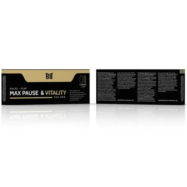 BLACK BULL - MAX PAUSE & VITALITY RETARDANTE PARA HOMBRE 4 CÁPSULAS - Imagen 3