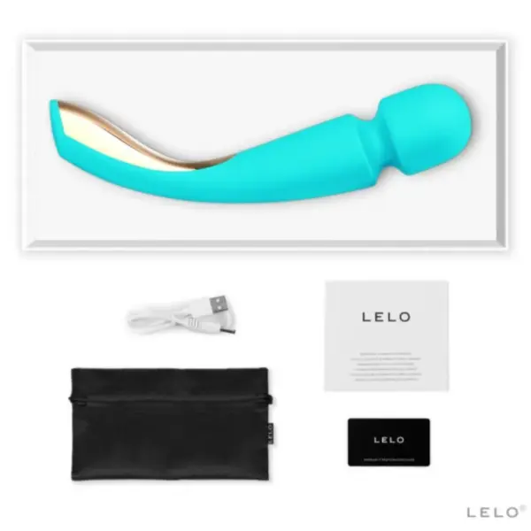 LELO - Smart Wand 2 Turquesa: Masajeador Erótico de Alta Potencia - Imagen 2