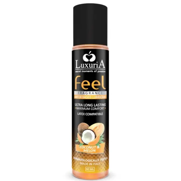 Luxuria Feel - Lubricante Base Agua Coco y Melón 60ml