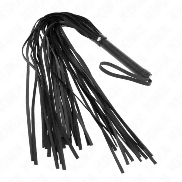 KINK - Látigo PVC Blando Negro 70 cm: Placer y Control para tus Fantasías - Imagen 5